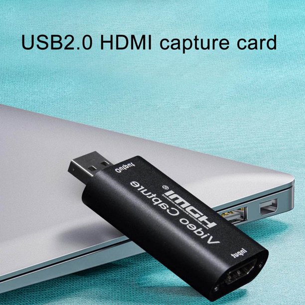 Mini Video Capture Card USB 2.0 HDMI Video Grabber Record Box for PS4 Game DVD Camcorder HD Camera Recording Live Streaming -
