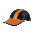 thumbnail image 2 of Gorra de béisbol, gorra de hip hop, gorra de camionero de verano, gorra de sol ajustable de moda para Negro y naranja, 2 of 9
