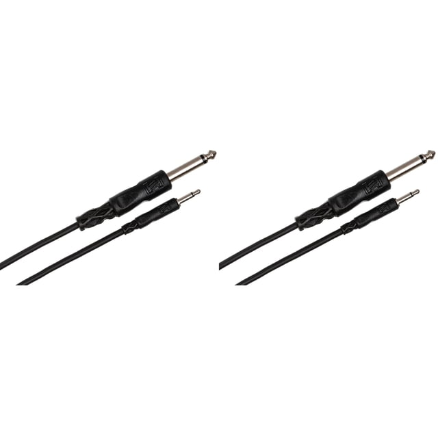 Cable de interconexión Hosa CMP-303, 3,5 mm TS a 1/4 TS Mono, 3 pies