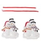thumbnail image 4 of 2 piezas de Colgante de muñeco de nieve Sincero adorno artístico de resina para árbol de Navidad, 4 of 10