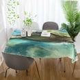 thumbnail image 4 of Qxltty Great Turtle Square Tablecloth 60×108in Thick Wrinkle Resistant Heat Proof Durable Table Cover for Dining Table, 4 of 9