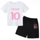 thumbnail image 3 of Nueva camiseta y pantalones cortos con estampado de Messi para niños y adolescentes, conjunto de 2 piezas, ropa de fútbol para niños y niñas, traje deportivo de moda de manga corta de verano, 3 of 5