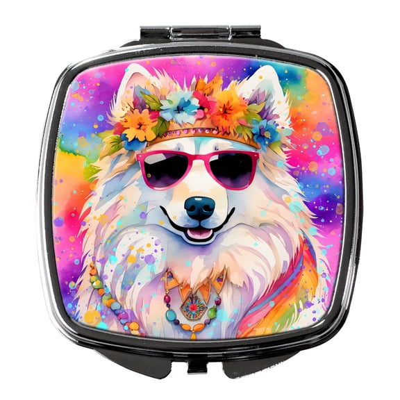 Yorkshire Terrier Hippie Dawg Compact Mirror