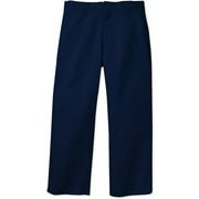 Slim Boys' Flat Front Pants, School Uniform