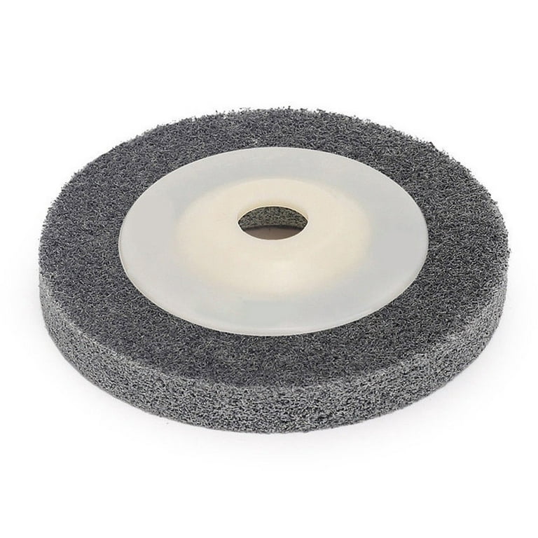 Sufanic 4 inch 100mm Nylon Fiber Polishing Buffing Wheel Pad Disc for Angle Grinder