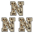 thumbnail image 1 of Uxcell Letras N Patches Leopardo Letras N Parches 6CM/2.36" Proceso de Adhesivo Termofusible para Reparación de Ropa 3PCS, 1 of 7