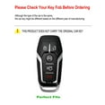 thumbnail image 2 of YONUFI Key Fob Cover Case for Ford Explorer Mustang F150 Remote Protector, 2 of 7