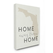 Stupell IndustriesHome Sweet Florida Typography Canvas Wall Art by Daphne Polselli