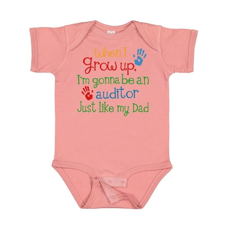 

Inktastic Future Auditor Like My Dad Gift Baby Boy or Baby Girl Bodysuit