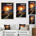 thumbnail image 4 of Designart "Storm Impending Fury painting" Landscape & Nature Floater Framed Canvas Art Print, 4 of 7
