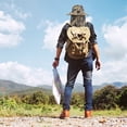 thumbnail image 7 of SUN CUBE Wide Brim Sun Hat for Men & Women with Neck Flap Cover, UPF 50+ UV Protection, Breathable Mesh Boonie Hat with Adjustable Chin Strap, Packable Fishing Hiking Safari Hat, Camo Grey, 7 of 7