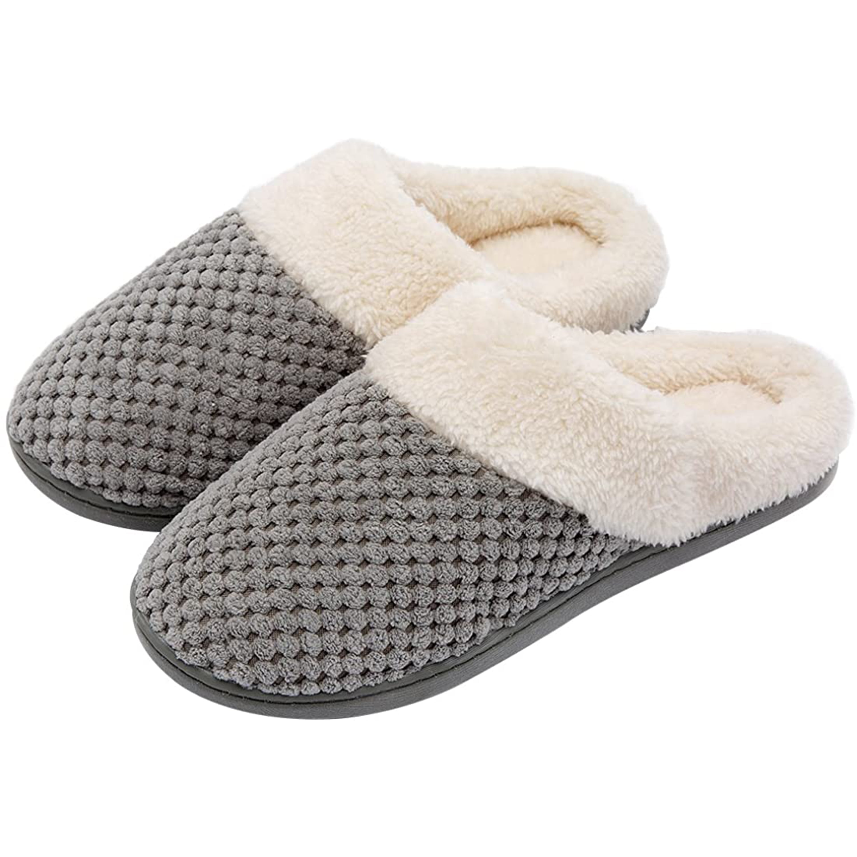 ULTRAIDEAS - Women's Comfort Coral Fleece Memory Foam Slippers Fuzzy ...