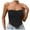Z13 Black, variant on Vest For Women Solid Color Sleeveless Halter Undershirt Summer Comfortable Women Tank Tops Size M Khaki