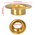 thumbnail image 2 of Yescom 1000 sets of Grommet Kit 3/8 inch 9.5mm Size #2 Brass Eyelets and Washers for Hand Press Apparel Leather Printing Tarp, 2 of 6