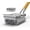 Wood+3 replacement head, variant on Grill Brush and Scraper Bristle Free with Dual Grip, 304 Stainless Steel Food-Grade Brush Head, Outdoor Grill Cleaning Brush Safe BBQ Grill Accessories Cleaner for Porcelain/Weber/Charcoal