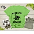 thumbnail image 3 of Cowboy Horse Rider Shirt Animal Gifts For Men Women Girls Kids Boy Tshirt Cowgirl Western Rodeo Shirt Vintage Wild West Texas Cowboy Tshirt, 3 of 7