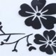 thumbnail image 4 of 4X NEGRO Decal Car Flower Sticker Impermeable ExtraíBle Deco VehíCulo Rayas Cubierta, 4 of 5