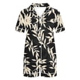 thumbnail image 7 of Miqool Pajamas for Women Printed Pjs Short Set 2 Piece Button Up Soft Lounge Sets Short Sleeve Lightweight Sleepwear S-XXL, 7 of 7
