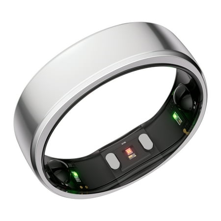 RingConn Gen 2 Ultra-Thin Smart Ring with Monitoring and Health Tracking (Size 10; Future Silver), 123031001