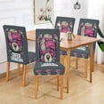 thumbnail image 7 of BZSMCE Chairs Slipcovers Dining Chair Covers Sleepy Eye Bear Creative Pattern, 7 of 7