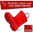 thumbnail image 3 of Kushyshoo Little Big Kids Rain Boots Boys Girls Red Solid Boots Size 12, 3 of 7