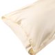 thumbnail image 2 of Juego de fundas de almohada de satén tejido de 2 con cierre de sobre estándar beige, 2 of 6