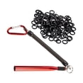 thumbnail image 2 of Wacky Rig Tool, Pesca, Aparejo, Herramienta de Fácil Instalación, con 100 Anillos O, con Rojo, 2 of 8