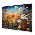 thumbnail image 2 of Designart "Symphony of Colorful Wildflowers III" Floral Metal Wall Art Prints, 2 of 5