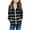 Black, variant on AherBiu Girls Sweatshirt Zip up Hooded Striped Kids Sweatshirts Casual Long Sleeve Jackets with Pockets