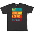 thumbnail image 3 of Inktastic Calf Roping Rodeo Eat Sleep Roping Repeat T-Shirt, 3 of 5