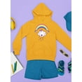 thumbnail image 3 of Cloud And A Rainbow Hoodie Juniors -Image by Shutterstock,  x-Large, 3 of 4