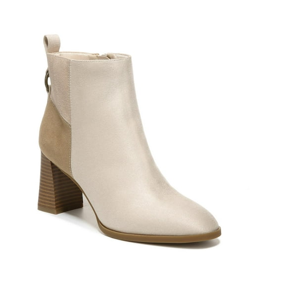 LifeStride Womens Foxy Faux Suede Almond Toe Ankle Boots