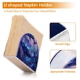 thumbnail image 4 of Whales on Space Napkin Holder for Table Clear Napkin Stand Paper Holder Acrylic Organizer Dispenser Napkins for Dinner Kitchen Restaurant Room, 4 of 8