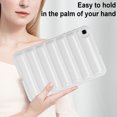 thumbnail image 5 of Case Designed for Samsung Galaxy Tab S6 Lite 10.4" 2024 / 2022 / 2020, Stylish Down Jacket Desigh Soft TPU Shockproof Protective Lightweight Tablet Case Cover for Girls Women, White, 5 of 7