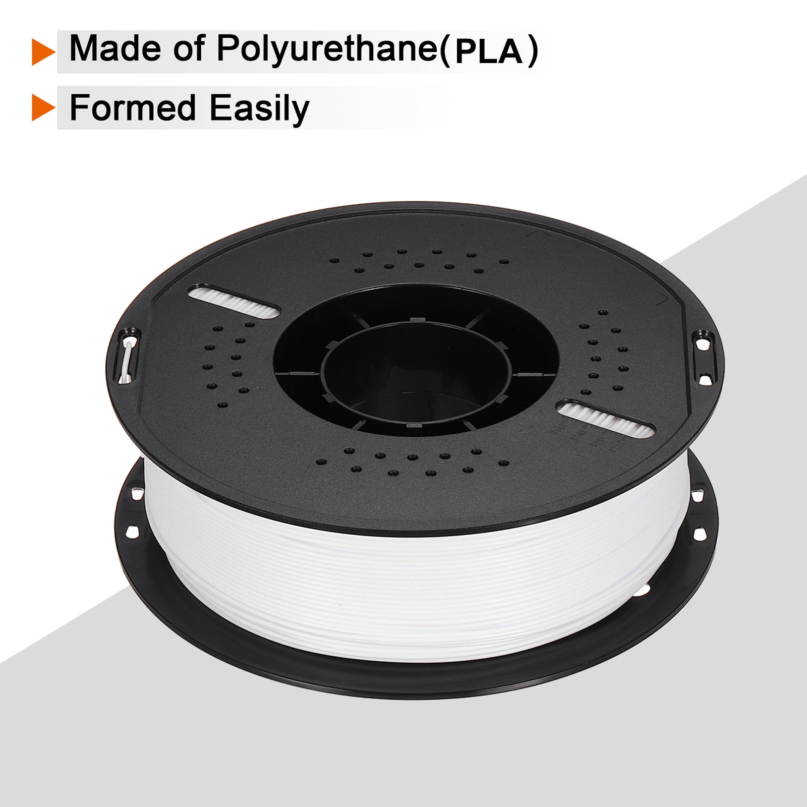 3D Printer Filament 1.75mm PLA Filaments Accuracy +/- 0.05mm White