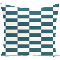 Simply Daisy 16" x 16" Stair Stepping Stripes Print Pillow