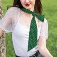 thumbnail image 4 of Wukai St Patrick's Day9 Print Hair Scarf for Women Fashion Silky Satin Headscarf Wrap Breathable Lightweight Neck Scarves For Handbag Accessories, 4 of 6