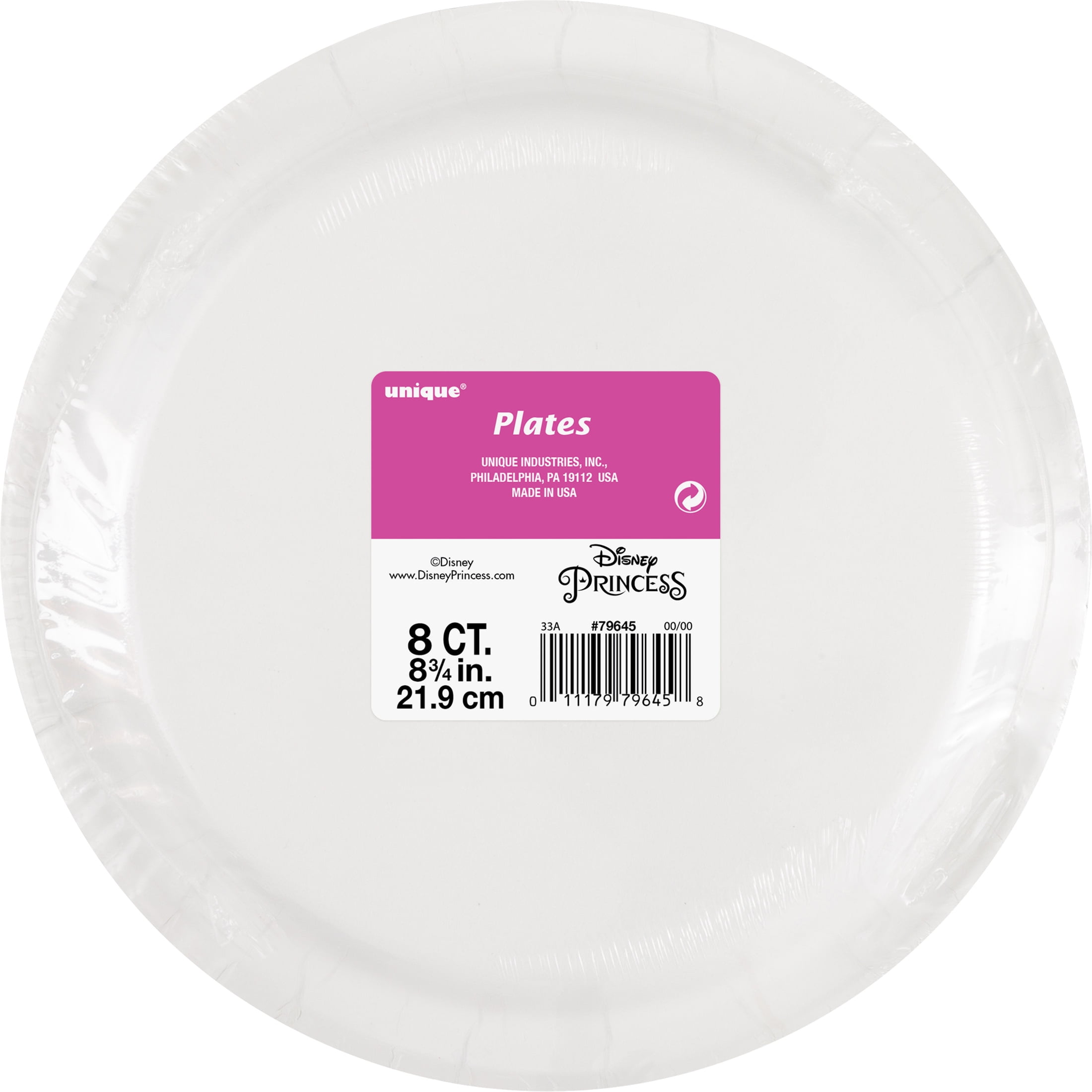 Disney Princess Paper Dinner Plates, 9in, 8ct
