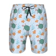 thumbnail image 4 of Naloa Turtles And Goldfish Men's Beach Shorts, Surfing shorts, Swim trunks, Quick Dry Swim Trunks for Surfing Beach Fun - XX-Large, 4 of 9