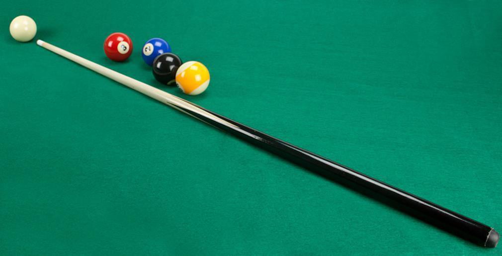 36" IDEAL FOR KIDS & SMALL SPACES 2 x SHORT POOL CUES 