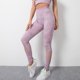 thumbnail image 4 of Gibobby Pantalones deportivos Pantalones con costuras para correr en la cintura, mallas altas informales para mujer, mallas con agujeros para autocultivo, pantalones elásticos(Rosa， M), 4 of 5