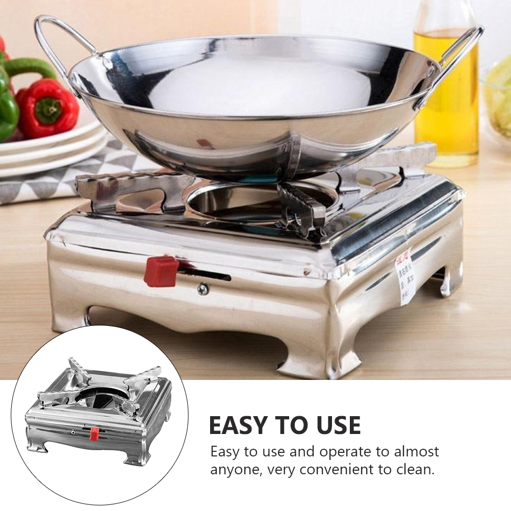 Household Stainless Steel Stove Alcohol Stove Portable Dry Pot Alcohol Stove