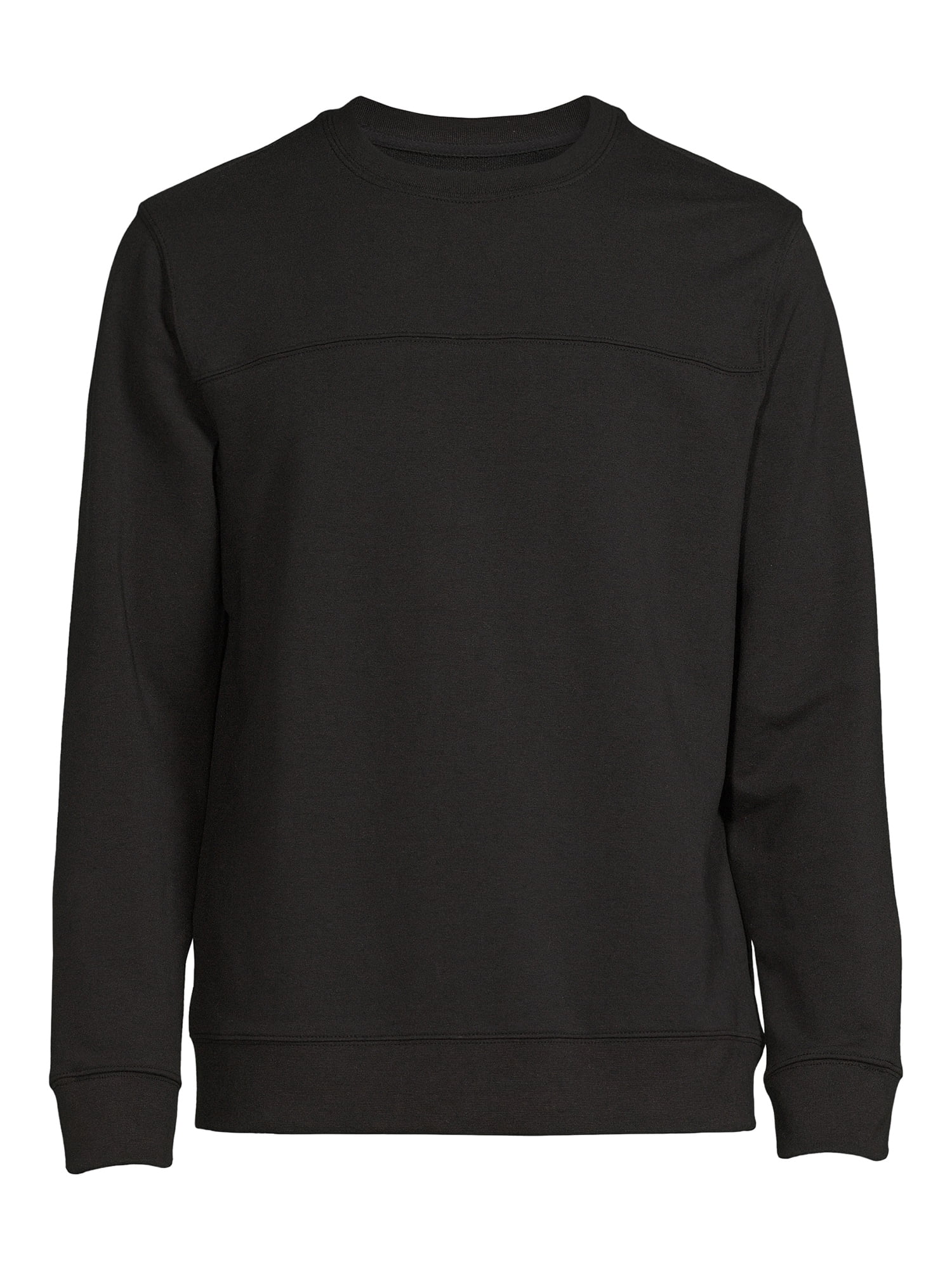 Athletic Works Men's and Big Men's French Terry Crewneck Sweatshirt, up to Size 5XL