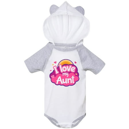 

Inktastic I Love My Aunt Gift for Niece Gift Baby Girl Bodysuit