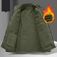 thumbnail image 5 of Sookity Womens Winter Coats Fleece Lined Warm Bubble Coats Outerwear Cold Weather Warm Thicken Ski Coat Warm Thicken Ski Coats Heavyweight Winter Jacket with Pockets,abrigo hombre Army Green XL, 5 of 7
