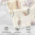 thumbnail image 5 of Yayeee 100% Cotton Hand Towels for Bathroom 16" x 28" Soft Absorbent Kitchen Towel, Colorful Watercolor Seashells, 5 of 7