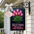 thumbnail image 1 of ddioayh Garden Flag Double Sided Mothers Day Outdoor Decoration Reversible For Yard Porch Home With Flowers Heart Designs Happy Mothers Day Gift, 1 of 6