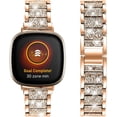 thumbnail image 2 of REQO Bling Bands Compatible with fitbit Sense 2/Sense/Versa 4/Versa 3, Women Replacement Wristbands Dressy Luxurious Bracelet for Ladies, 2 of 7