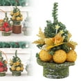 thumbnail image 2 of Gnwei Mini Christmas Tree Decorations, 9-Inch Small Table Top Portable Christmas Tree with Red Berries for Kid Gift Office Tabletop and Room Desktop Holiday Party Decorations, 2 of 9