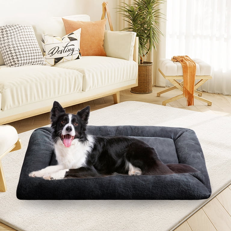 JoicyCo Dog Beds Soft Crate Bed Pad Mat 36 in Non Slip Washable Dog Beds for Medium Dogs Mattress Kennel Pads JoicyCo Dog Beds Soft Crate Bed Pad Mat 36 in Non Slip Washable Dog Beds for Medium Dogs Mattress Kennel Pads